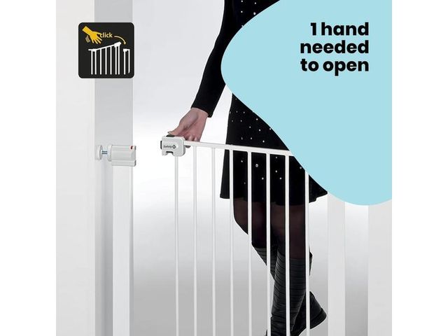 Metal Barrera de seguridad niños Safety 73 -80 cm