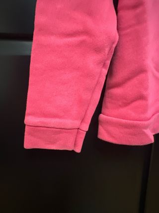 Sudadera Benetton Rosa con Detalles Brillantes
