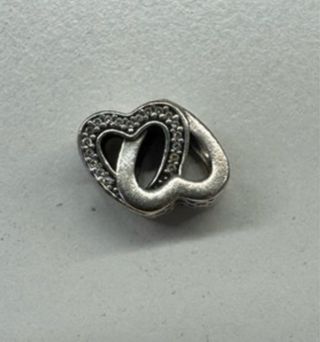 Charm Pandora Cuori Intrecciati Argento