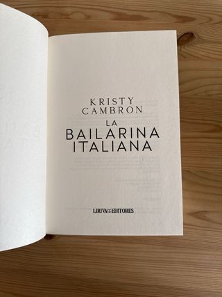 La bailarina italiana
