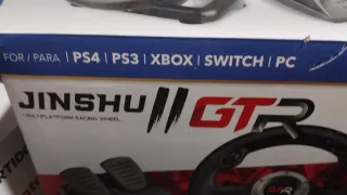 Volante Jinshu GTR PS4 + Gran Turismo Sport