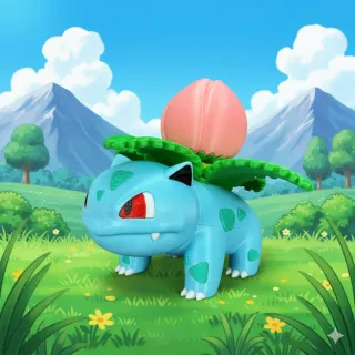 Figura Pokémon Bulbasaur 3D
