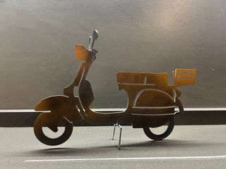 Sagoma PX 125 vespa Piaggio, in metallo soprammobi