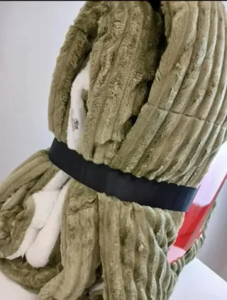 SHERPA CAMA GRANDE borreguito Edredón