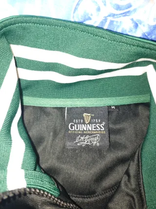 Sudadera Guinness Negra y Verde