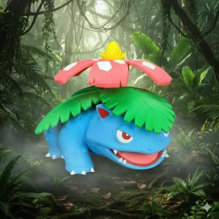 Figura Pokémon Venusaur 3D