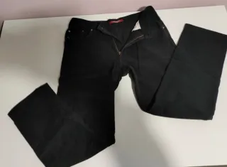 Pantaloni uomo neri pesanti, 100% cotone, Carrera.