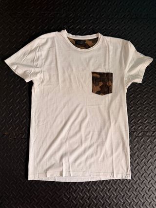 Camiseta Zara Hombre Talla M bolsillo Camuflaje