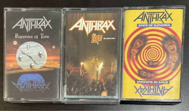 Anthrax Lote 3 Cassettes