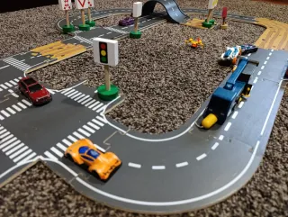 Circuito de carreteras para niños