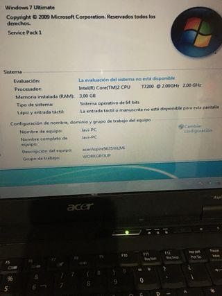 Ordenador portátil Acer