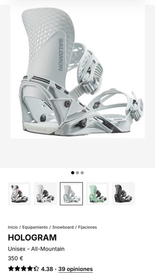 Fijaciones Snowboard SALOMON Hologram 2025