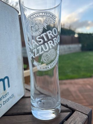 Bicchiere Birra Nastro Azzurro