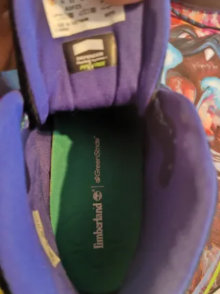 Scarponcino Timberland Nero Viola Tg 44