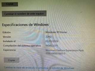 Ordenador HP Todo en uno, 4Ram AMD, 1000gb