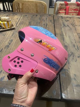 Casco de esquí rosa SINNER