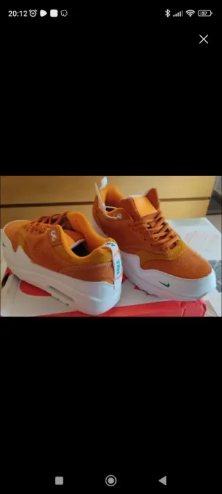 Zapatillas Nike Air Max 1 Naranja/Blanco
