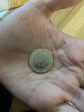 Moneda 1€ Mozart 2002