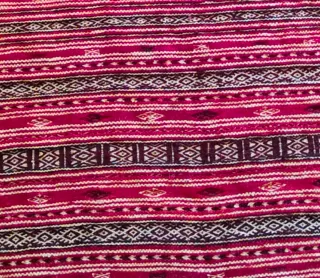 Cuscini Kilim Boho Etnico Multicolore Rossi