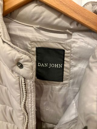 Piumino Dan John Uomo Beige Taglia XL