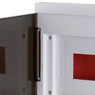 LION Electric Caja de fusibles empotrada, 1 fila,