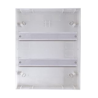 LION Electric Caja de fusibles empotrada, 1 fila,