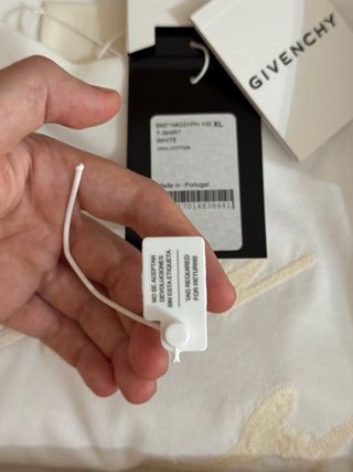 Camiseta Givenchy Bordada Blanca