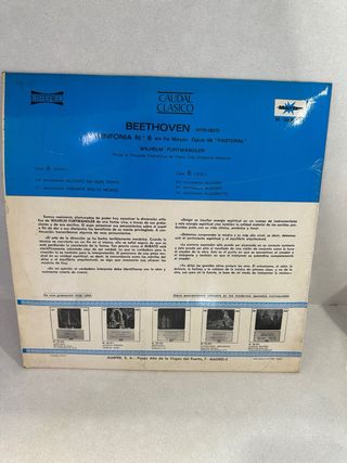 Vinilo Beethoven Sinfonía 6 Pastoral