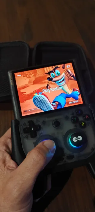 Consola Ambernic RG406V + mango + 512 Gb + funda