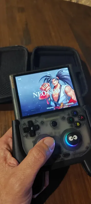 Consola Ambernic RG406V + mango + 512 Gb + funda