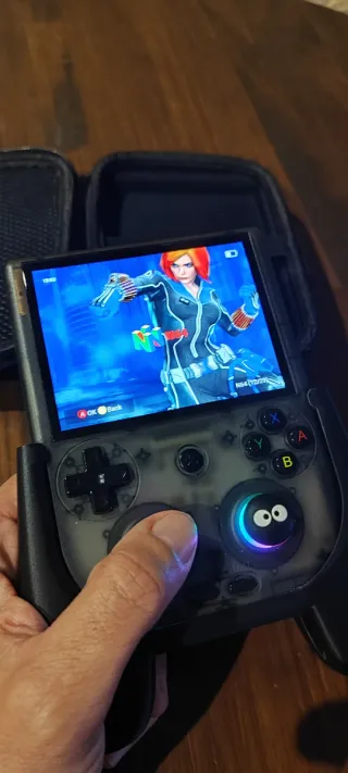 Consola Ambernic RG406V + mango + 512 Gb + funda