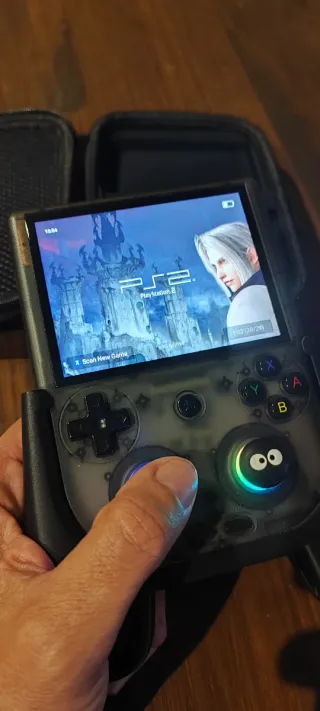 Consola Ambernic RG406V + mango + 512 Gb + funda