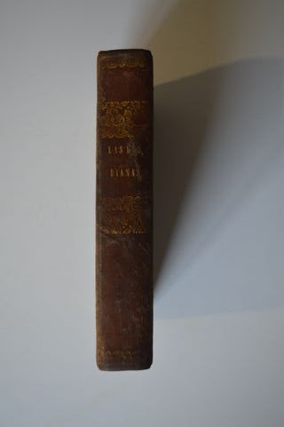 LIBRO ANTIGUO LAS DOS DIANAS ALEJANDRO DUMAS 1800