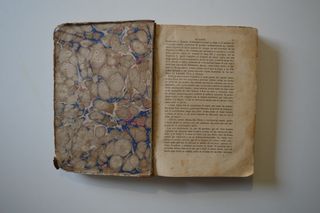 LIBRO ANTIGUO LAS DOS DIANAS ALEJANDRO DUMAS 1800