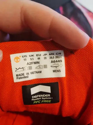 Scarponcino Timberland Blu/Arancio Taglia 44