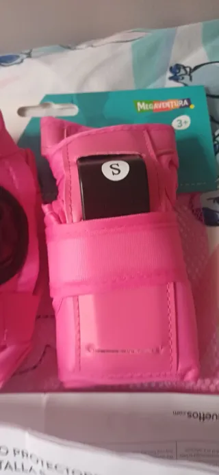 Protector Patinaje Niña Talla S Rosa