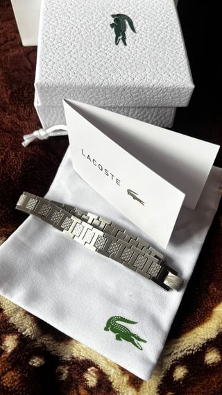 Pulsera Lacoste Plata