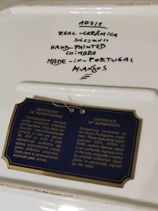 Sopera artesanal de cerámica