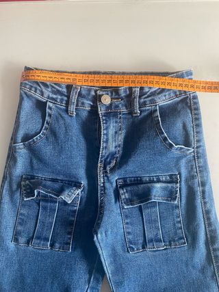 Pantaloni cargo bambina tg. 8 anni