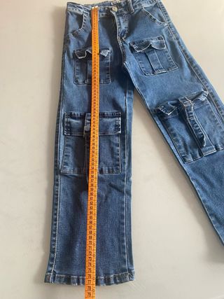 Pantaloni cargo bambina tg. 8 anni