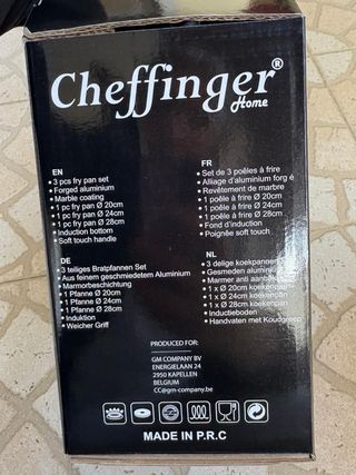 Set 3 padelle Cheffinger