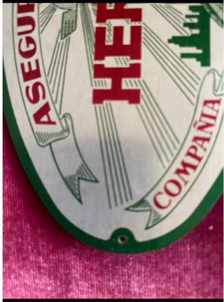 Chapa Hermes Seguros Compañía Española