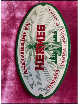 Chapa Hermes Seguros Compañía Española