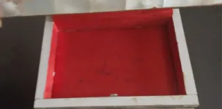 Scrigno vintage madreperla intarsiato