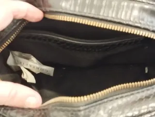 Bolso bandolera piel efecto serpiente