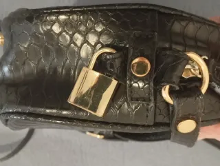 Bolso bandolera piel efecto serpiente