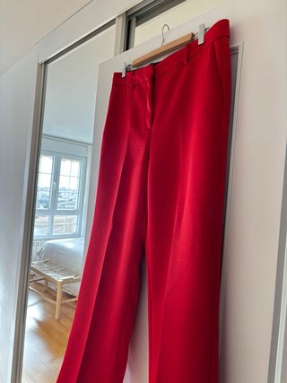 Pantalones de fiesta rojos