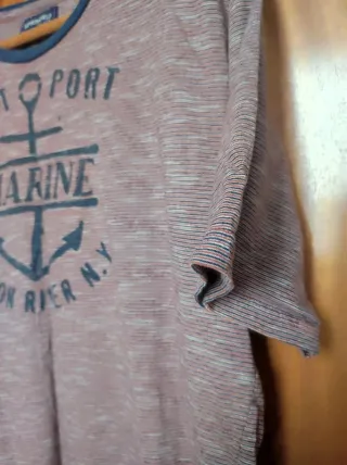 Camiseta Springfield XXL Rayas Estilo Náutico