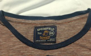 Camiseta Springfield XXL Rayas Estilo Náutico