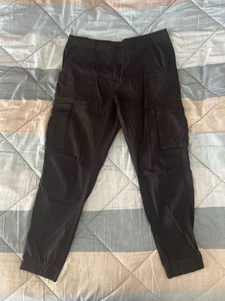 Pantaloni cargo street nero
